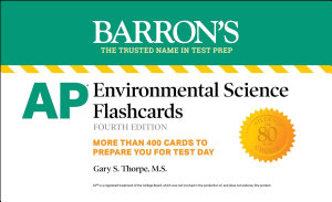 Icon image AP Environmental Science Flashcards, Fourth Edition: Up-to-Date Review