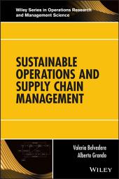 Icon image Sustainable Operations and Supply Chain Management