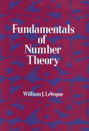 Icon image Fundamentals of Number Theory