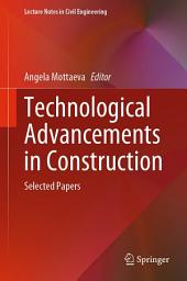 Icon image Technological Advancements in Construction: Selected Papers