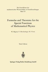 Icon image Formulas and Theorems for the Special Functions of Mathematical Physics