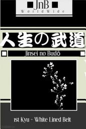 Icon image 人生の武道 Jinsei no Budō: "The Martial Arts of Life" Handbook 1st Kyu - White Lined Belt