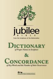 Icon image Jubilee Bible: Dictionary & Concordance