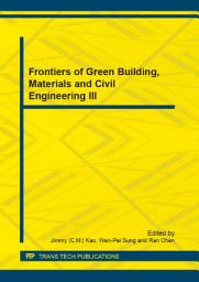 Icon image Frontiers of Green Building, Materials and Civil Engineering III