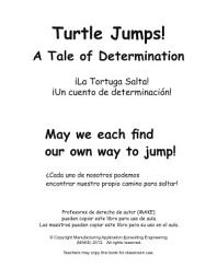 Icon image La Tortuga Salta! Turtle Jumps Spanish Version: ¡Un cuento de determinación! A Tale of Determination