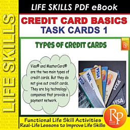 Icon image Credit Card Basics: Life Skills Task Cards | Consumer Skills Reading Activities