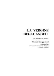 Icon image LA VERGINE DEGLI ANGELI - For Solo, SATB Choir and organ