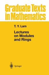 Icon image Lectures on Modules and Rings