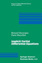 Icon image Implicit Partial Differential Equations