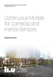 Icon image Continuous Models for Cameras and Inertial Sensors