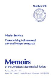 Icon image Characterizing $k$-Dimensional Universal Menger Compacta