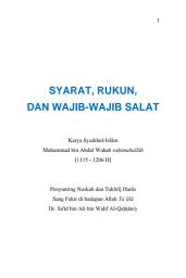 Icon image SYARAT, RUKUN, DAN WAJIB-WAJIB SALAT