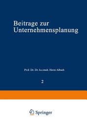 Icon image Beiträge zur Unternehmensplanung: Ausgabe 3