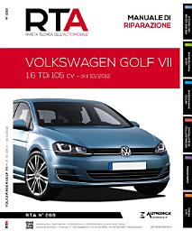 Icon image Manuale di riparazione meccanica Volkswagen Golf VII 1.6 TDi 105 cv - RTA269