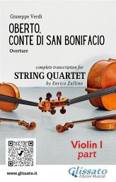 Icon image Violin I part of "Oberto" for String Quartet: Oberto, Conte di San Bonifacio - Overture