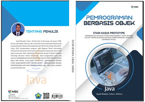 Icon image PEMROGRAMAN BERBASIS OBJEK: STUDI KASUS PROTOTYPE MEMBANGUN APLIKASI STORE MANAGEMENT TOKO AKHTAR GALAXY MENGGUNAKAN BAHASA PEMROGRAMAN JAVA DAN DATABASE MYSQL