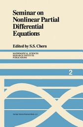 Icon image Seminar on Nonlinear Partial Differential Equations