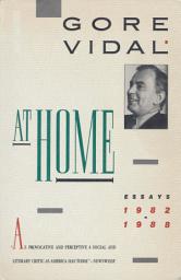 Icon image At Home: Essays 1982 - 1988