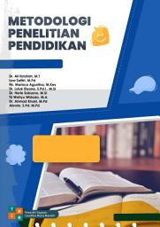 Icon image METODOLOGI PENELITIAN PENDIDIKAN