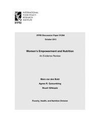 Icon image Womens Empowerment and Nutrition: An Evidence Review