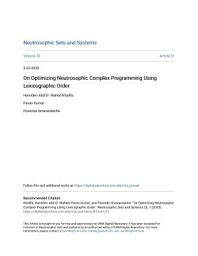 Icon image On Optimizing Neutrosophic Complex Programming Using Lexicographic Order