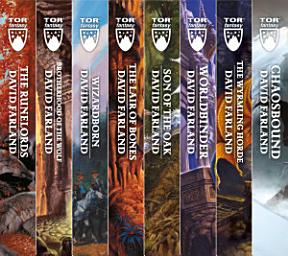 Icon image The Runelords Series: (The Runelords, Brotherhood of the Wolf, Wizardborn, The Lair of Bones, Sons of the Oak, Worldbinder, The Wyrmling Horde, Chaosbound)