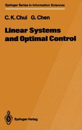 Icon image Linear Systems and Optimal Control