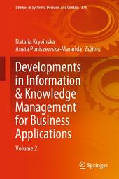 Icon image Developments in Information & Knowledge Management for Business Applications: Volume 2