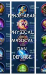 Icon image Penjelasan item ; Physical, Magical dan Defense yang ada di Mobile Legends