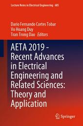 Icon image AETA 2019 - Recent Advances in Electrical Engineering and Related Sciences: Theory and Application