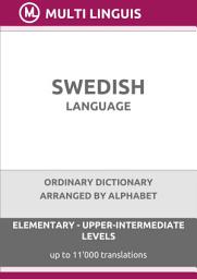 Icon image Swedish Language Ordinary Dictionary (Arranged by Alphabet, Elementary - Upper-Intermediate Levels): FREE FRAGMENT