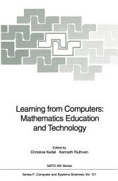 Icon image Learning from Computers: Mathematics Education and Technology