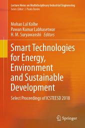 Icon image Smart Technologies for Energy, Environment and Sustainable Development: Select Proceedings of ICSTEESD 2018