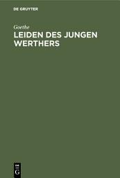 Icon image Leiden des jungen Werthers