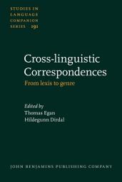 Icon image Cross-linguistic Correspondences: From lexis to genre