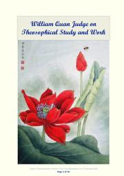 Icon image William Quan Judge on Theosophical Study and Work