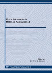 Icon image Current Advances in Materials Applications II