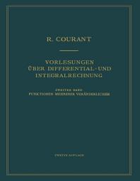 Icon image Vorlesungen über Differential- und Integralrechnung: Band 2: Funktionen mehrerer Veränderlicher, Ausgabe 2