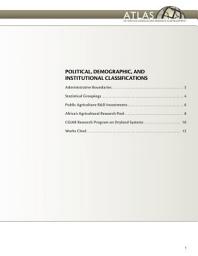 Icon image Political, Demographic, and Institutional Classifications