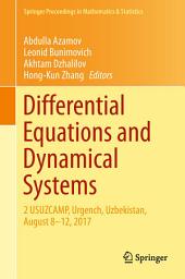 Icon image Differential Equations and Dynamical Systems: 2 USUZCAMP, Urgench, Uzbekistan, August 8–12, 2017