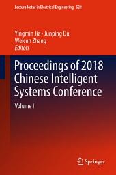 Icon image Proceedings of 2018 Chinese Intelligent Systems Conference: Volume I