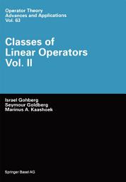 Icon image Classes of Linear Operators