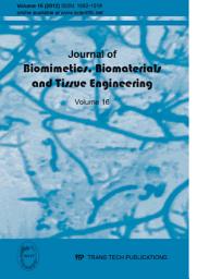 Icon image Journal of Biomimetics, Biomaterials & Tissue Engineering Vol. 16