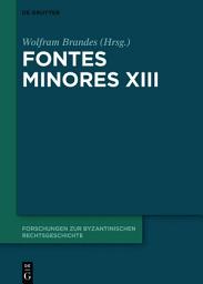 Icon image Fontes Minores XIII