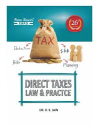 Icon image Direct Taxes Law And Practice (Assessment Year 2021-22) - SBPD Publications