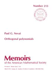 Icon image Orthogonal Polynomials