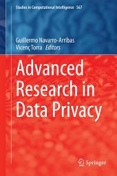 Icon image Advanced Research in Data Privacy