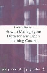 Icon image How to Manage your Distance and Open Learning Course