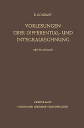 Icon image Vorlesungen über Differential- und Integralrechnung: Zweiter Band Funktionen Mehrerer Veränderlicher, Ausgabe 3