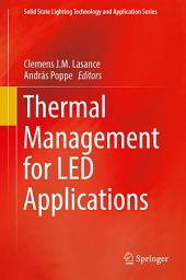 Icon image Thermal Management for LED Applications